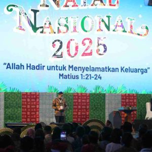 “Allah Hadir Menyelamatkan Keluarga” Di Natal Nasional 2025