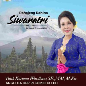 Tutik Kusuma Wardhani, Perayaan Siwalatri Jadi Momen Introspeksi Diri