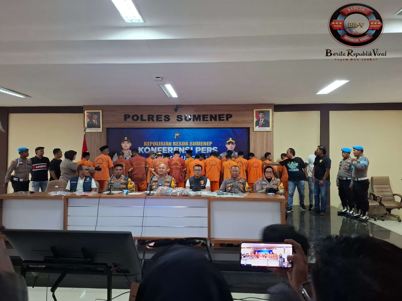 Ungkap 70 Kasus Sepanjang 2025, Polres Sumenep Sita Ratusan Gram Sabu dan Ribuan Pil Terlarang