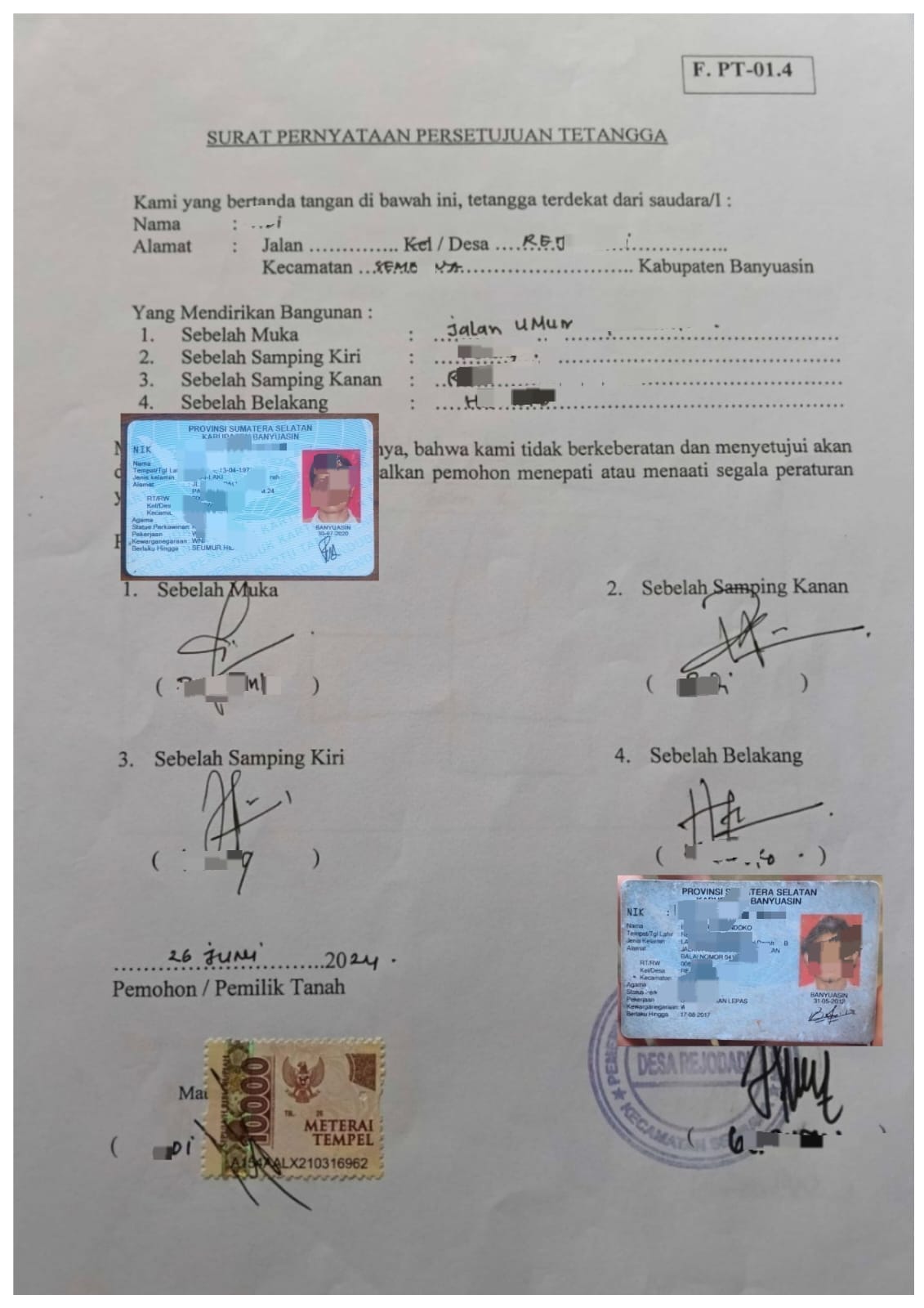 Desa Rejodadi Tak Tanggapi Klarifikasi Dugaan Pemalsuan Tanda Tangan PT SDS Selama 17 Hari