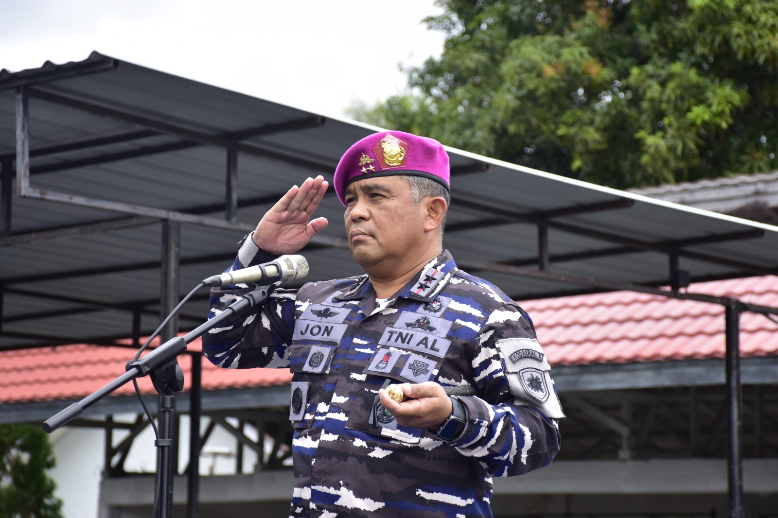 Kodaeral X TNI AL Gelar Apel Khusus, Dankodaeral X Tegaskan Tidak Ada Aktivitas Ilegal di Wilayah Laut