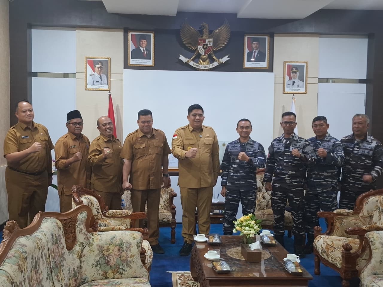 Danlanal Bintan Jalankan Courtesy Call Ke Bupati Bintan Untuk Pererat Sinergi Pemerintahan