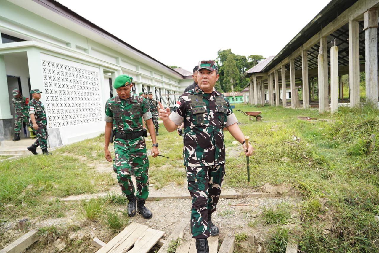 Danrem 172/PWY Kunjungi Kompi A Yonif TP 815/WGT, Tekankan Disiplin, Kesiapsiagaan, dan Kepatuhan Prajurit