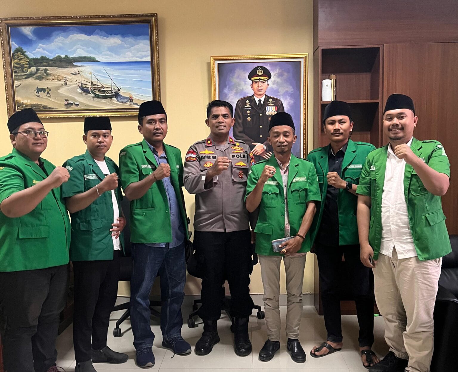 Polres Sumenep Jajaki Kerja Sama Bantuan Hukum dengan LBH GP Ansor