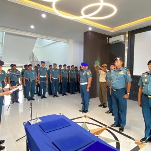 Danlanal Bintan Pimpin Sertijab dan Pengukuhan Jabatan Strategis di Lingkungan Lanal Bintan