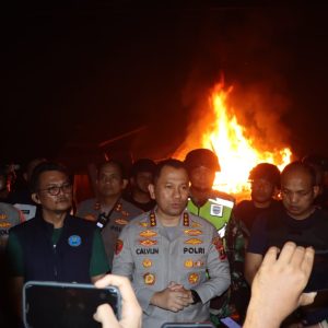 Jermal XV Digempur Aparat Gabungan, Kapolrestabes Medan Pimpin Langsung Operasi