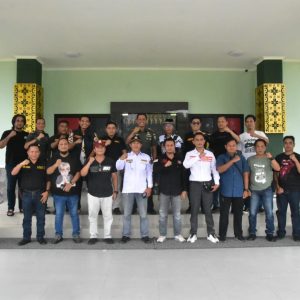 Komitmen Jaga Kota, HSB dan TNI Kodim 0418/Palembang Bersatu