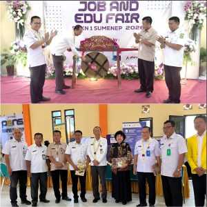 Belasan Kampus dan Perusahaan Hadir di Job and Edu Fair SMKN 1 Sumenep