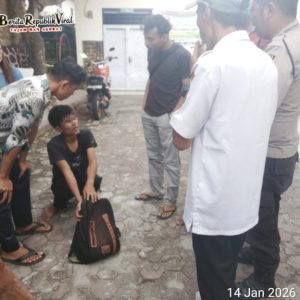 Diduga Mencuri Meteran Air,Pelaku Diamankan Polsek Siantar Martoba