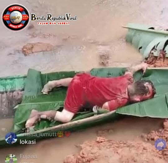 Seorang Anak Ditemukan Meninggal Dunia Diduga Hanyut di Sungai Desa Pandan