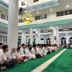 Danlanal Dabo Singkep Hadiri Ceramah Agama Peringatan Isra Mi’raj Nabi Muhammad SAW 1447 H