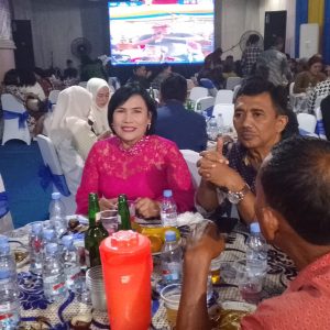 Ketua KBPP Polri Sumut Helena Lumbangaol, Hadiri Open House Keluarga Besar Anggota DPRD Antonius Devolis Tumanggor
