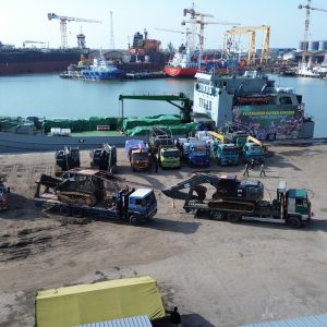 Pangdam I/BB Kembali Tinjau Kedatangan Bantuan Kasad di Pelabuhan Belawan