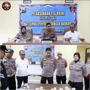 Kapolres Sumenep Pimpin Tes Urin Personel, Tegaskan Komitmen Polri Bersih Narkoba