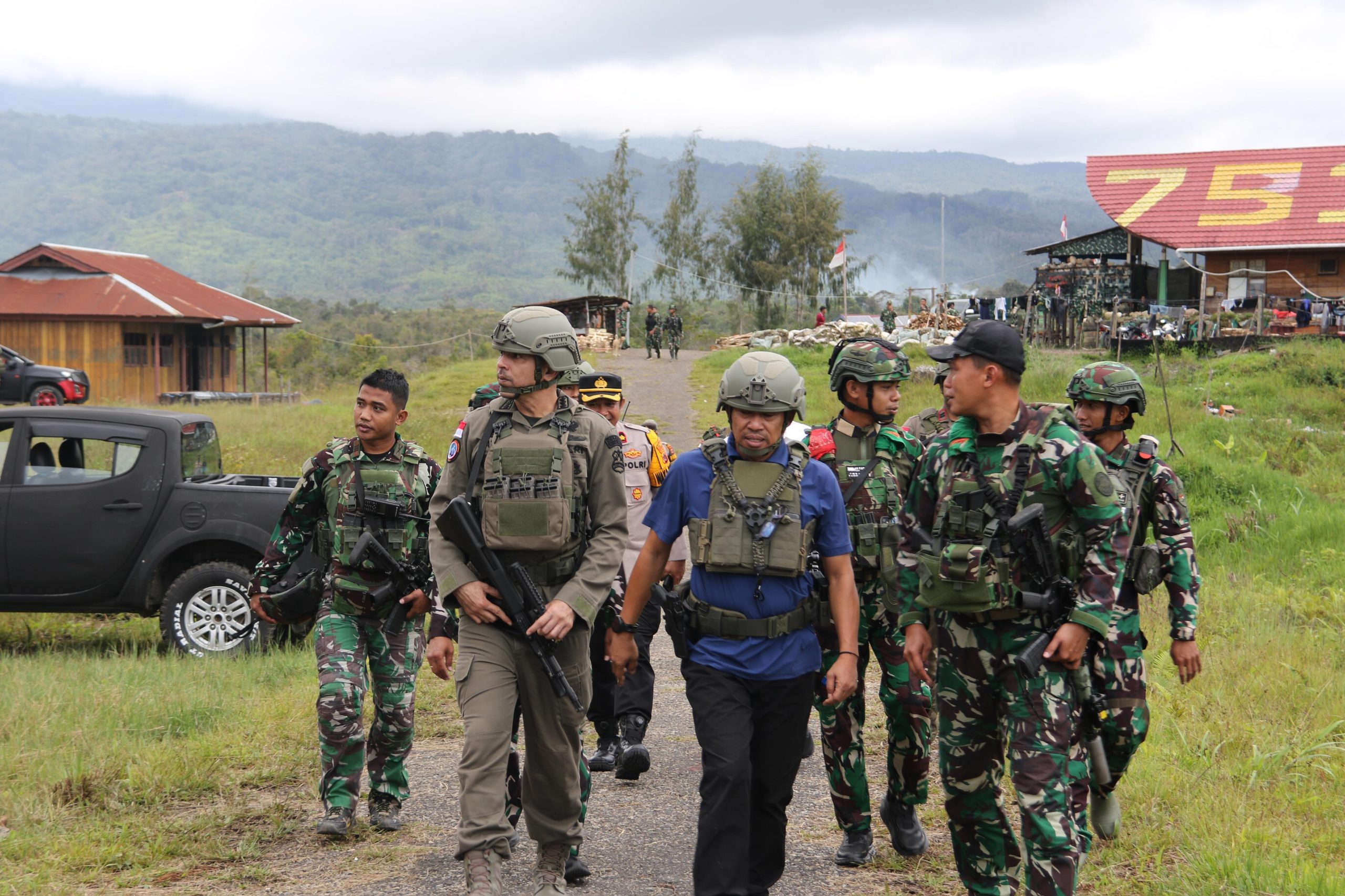 Satgas Ops Damai Cartenz-2026 Tinjau Kesiapsiagaan Personel di Pegunungan Bintang