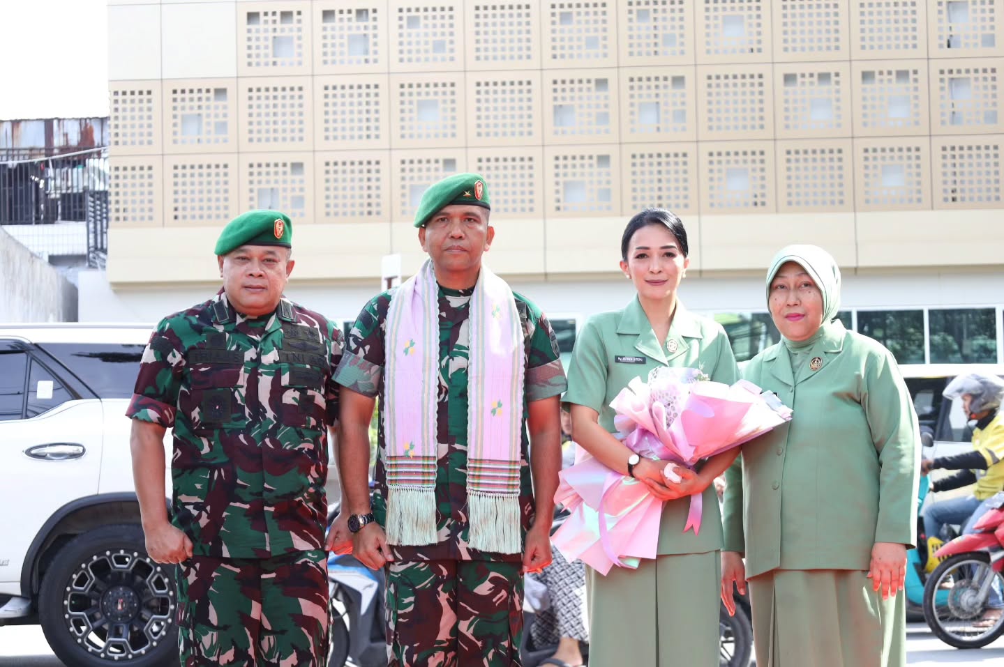 Korem 031/Wirabima Sambut Kedatangan Danrem Baru di Bumi Lancang Kuning