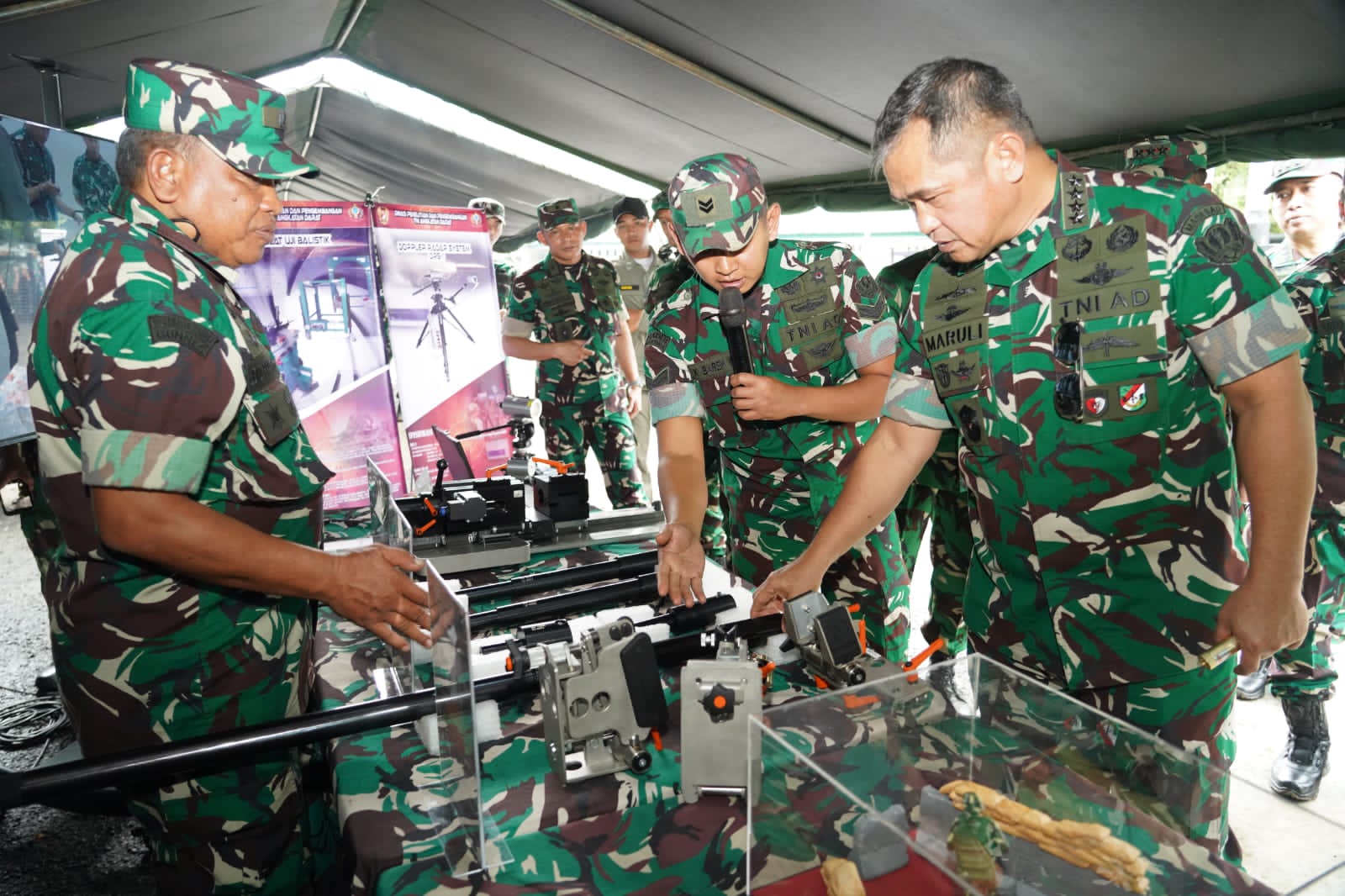 Kasad Tinjau Inovasi Litbanghan TNI AD, Fokus Penguatan Latihan dan Operasi