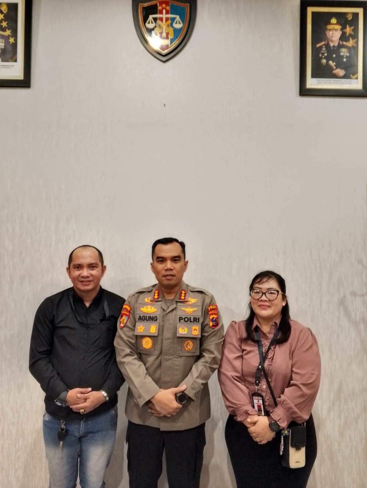 Silaturahmi DPW PW FRN Counter Berita TNI – Polri Sumut ke Kabid Propam Polda Sumut