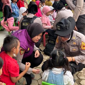 Datang untuk Mengabdi, Hadir untuk Menyembuhkan: 9 Taruna Akpol dan SSDM Polri Laksanakan Trauma Healing Perdana di Aceh Tamiang