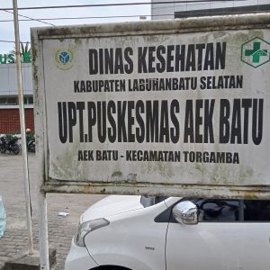 Diduga Puskesmas Aek Batu Desa Asam Jawa Langgar Permenkes No : 18 Tahun 2020 dan UU Nomor 32 Tahun 2009