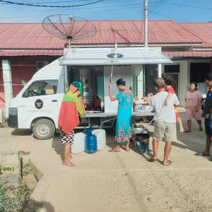 Satgas Gulbencal Kodam I/BB Salurkan Air Bersih dan Air Siap Minum ke Sejumlah Wilayah Tapanuli Tengah