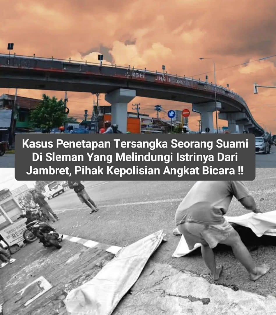 Polisi Akhirnya Angkat Bicara Soal Kasus Seorang Suami Yang Mengejar Penjambret Demi Melindungi istrinya di Sleman