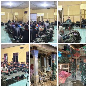 Hadir di Tengah – Tengah Anggota, Danyonkav 6/Naga Karimata tinjau langsung Daerah Satgas Gulbencal Prajurit Yonkav 6/NK