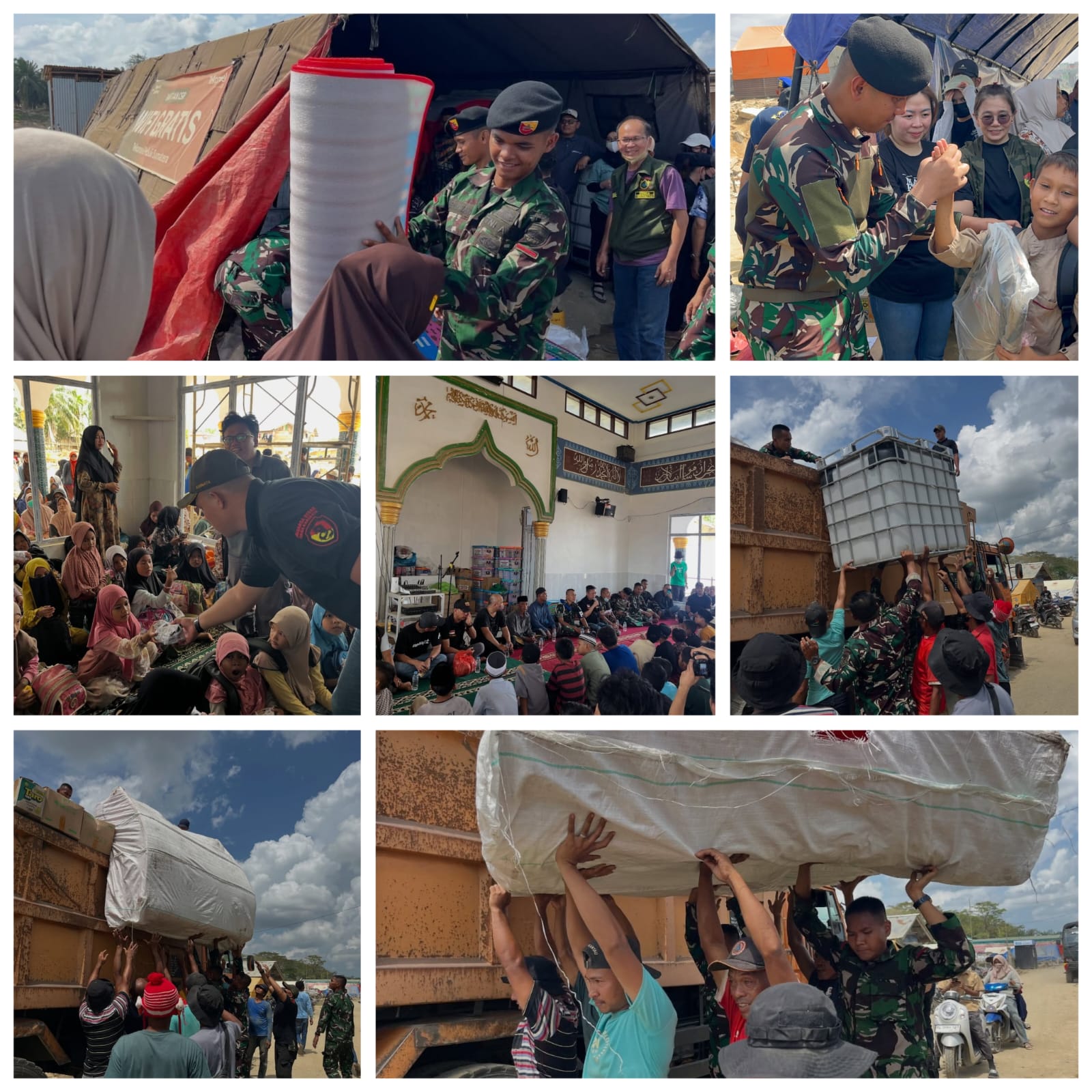 Bakti Sosial Prajurit Yonkav 6/Naga Karimata di Aceh Tamiang