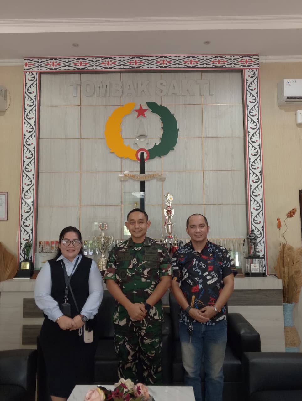 Pasca Jabat Danyonif 122/TS, DPW PW FRN Counter Berita TNI – Polri Sumut Lakukan Kunjungan ke Batalyon 122/TS