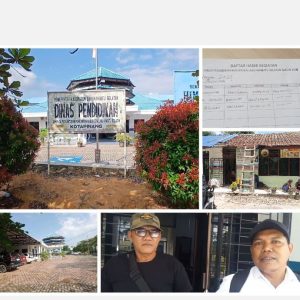 Proyek Pendidikan 2025 Disorot Aparat, Plt Kadis Pendidikan Labusel Pilih ” Berondok ” Dari Wartawan