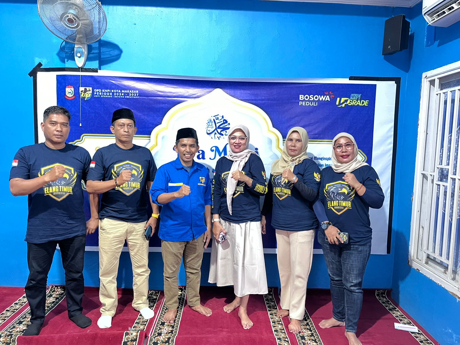 DPP Elang Timur Indonesia Ikut Merayakan Isra Mi’raj Bersama DPD KNPI Kota Makassar