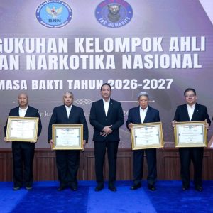 Kepala BNN RI Kukuhkan Kelompok Ahli Masa Bakti 2026 – 2027