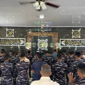 Lanal Sabang Gelar Sholat Ghaib, Zikir, dan Doa Bersama Untuk Korban Longsor di Bandung Barat