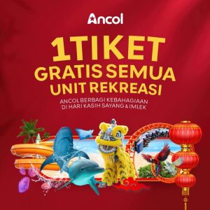 Hadirkan Tiket Terusan Rp150.000, Bebas Masuk Seluruh Unit Rekreasi Valentine & Imlek 2026, Satu Tiket untuk Semua Wahana Ancol