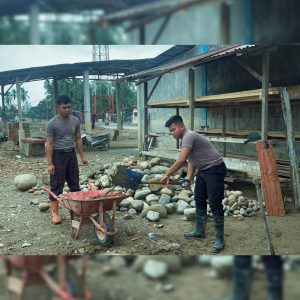 Langkah Pemulihan Berlanjut, Brimob Sumut Dampingi Warga Aek Ngadol