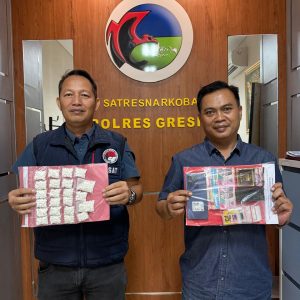 Keberhasilan Polres Gresik, 1.169 Pil Dobel L Berhasil Diamankan dari Peredaran