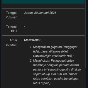 Tiga Kali tunda Putusan, PN Medan Disorot karena Dugaan Intervensi dan Putusan Yang Tidak Berkeadilan Bagi Advokat