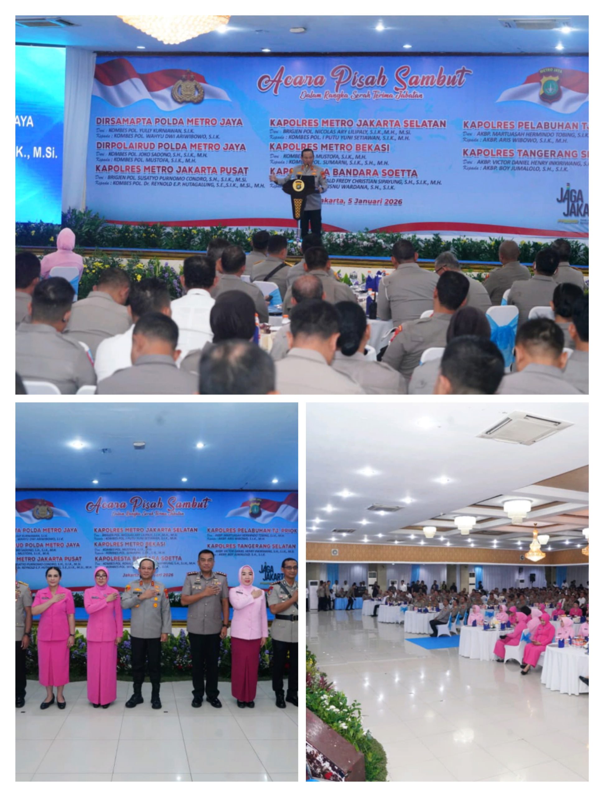Pisah Sambut PJU dan Kapolres Jajaran, Kapolda Metro Jaya Tekankan Pelayanan Publik Diperkuat