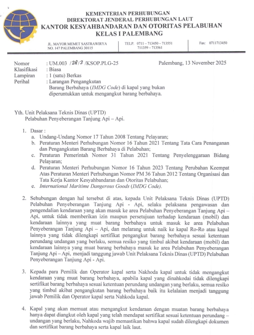 Idham Faca Tegaskan BBM Dilarang di Kapal Feri, Tegas Bantah Tudingan Keterlibatan dalam Penyelundupan