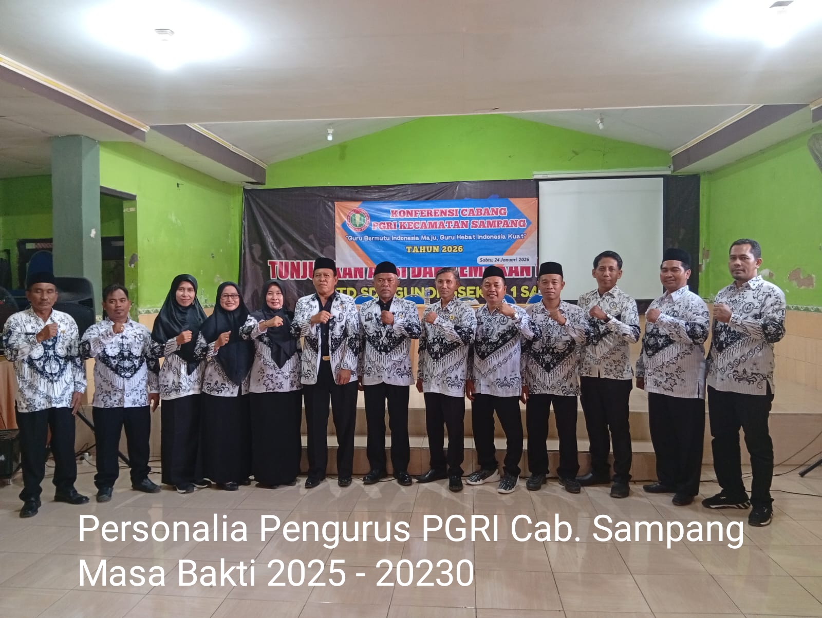 Koncab dan Pemilihan Pengurus PGRI Cabang Sampang Masa Bakti 2025 – 2030