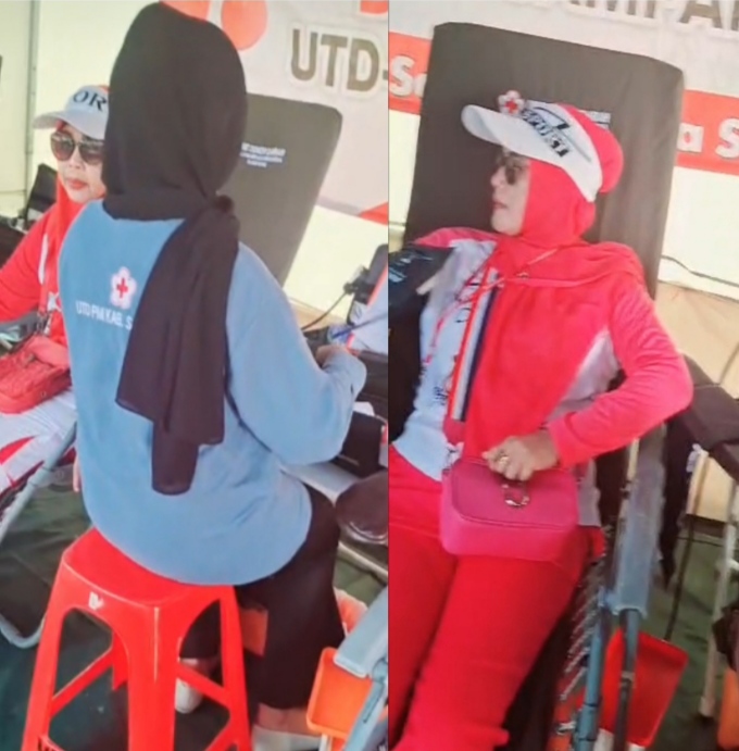 Peduli Kemanusiaan, Alumni SMANSA 88 Donor Darah di Posko PMI Alun Alun Trunojoyo Sampang