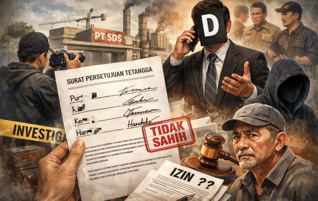 Klarifikasi PT SDS Dinilai Membingungkan Publik, Dokumen Persetujuan Tetangga Dipertanyakan