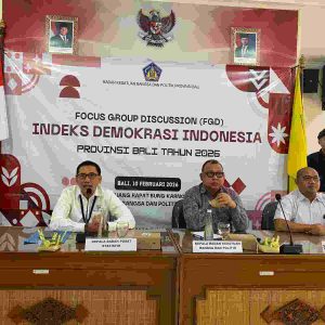 Kaban Kesbangpol Bali Tingkatkan Nilai IDI Provinsi Bali melalui FGD Penyusunan IDI 2025 Provinsi Bali T.A. 2026