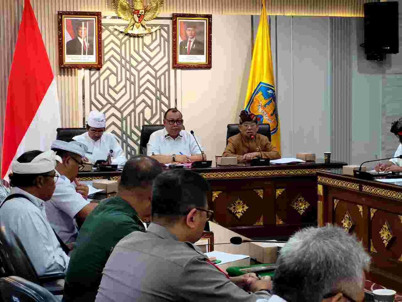 Kesbangpol Bali Gelar Rapat Seruan Bersama Nyepi Çaka 1948 Tahun 2026