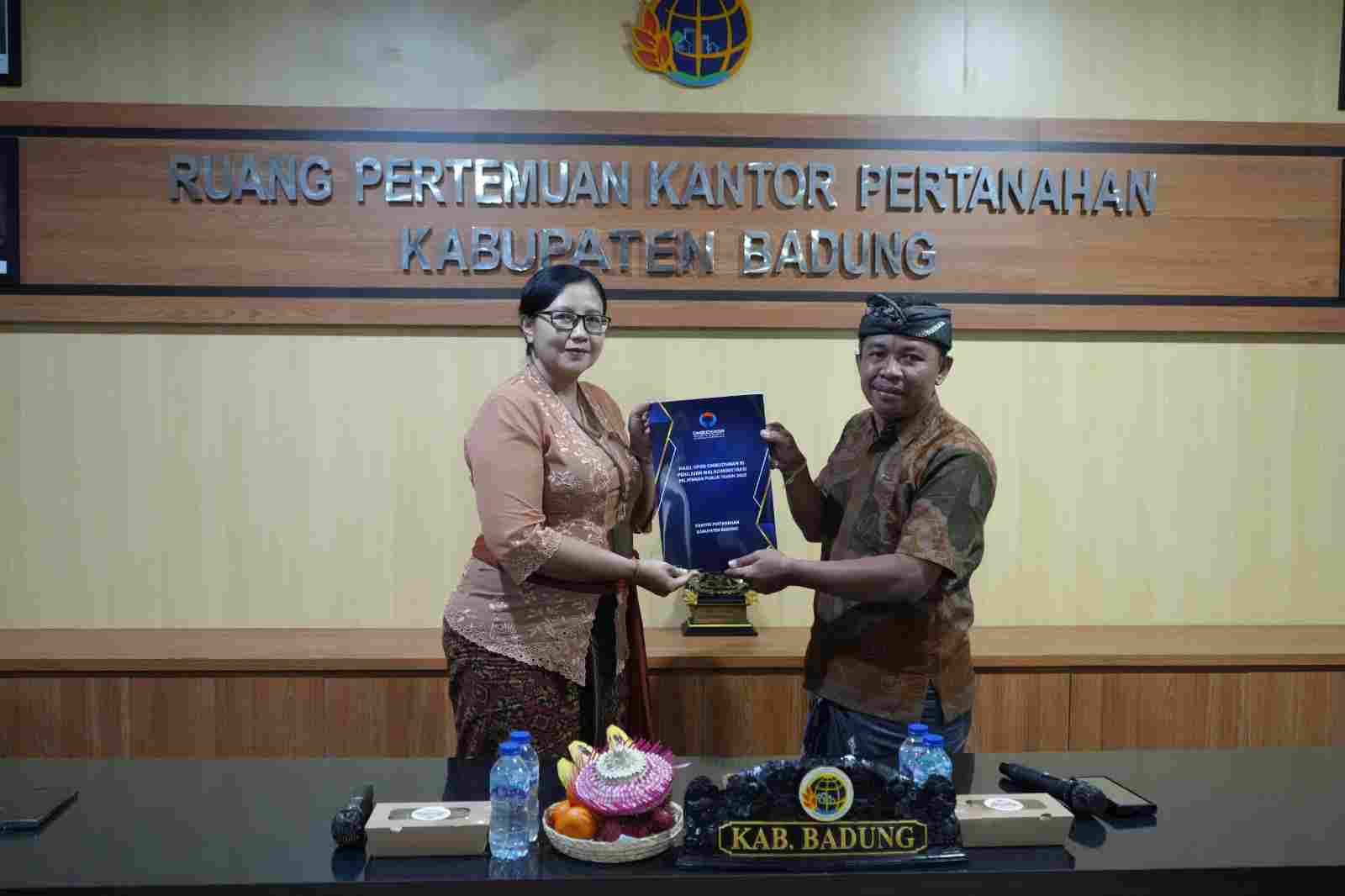 Kantah Badung Terima Opini Ombudsman RI, Perkuat Komitmen Cegah Maladministrasi