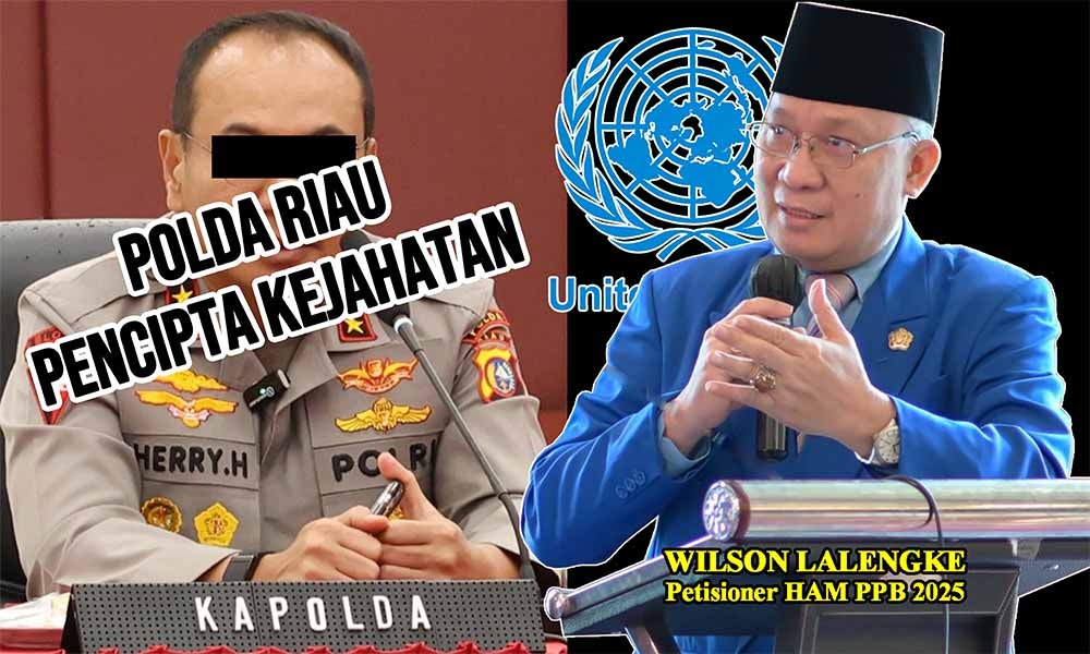 Terkait Kriminalisasi Jekson Sihombing, Polda Riau Sengaja Ciptakan Tindak Pidana