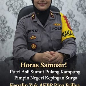 Putri Terbaik Sumut Pimpin Polres Samosir