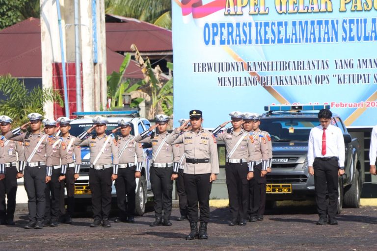 Minimalisir Angka Kecelakaan Menjelang Bulan Suci Ramadhan, Polres Aceh Singkil Gelar Operasi Keselamatan Seulawah 2026