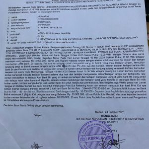 Modus Minjam Uang, Menantu Diduga Bobol Rekening Mertua Rp 60 Juta