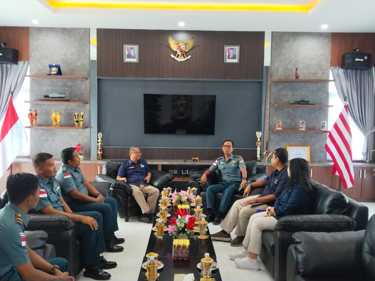 Lanal Bintan Terima Kunjungan Kerja KPPN Tanjungpinang, Perkuat Sinergi Dalam Pengelolaan Keuangan Negara